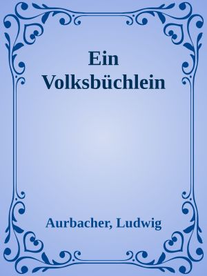 Ein Volksbüchlein