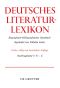 Deutsches Literatur-Lexikon. Nachtragsband 3 N-Z