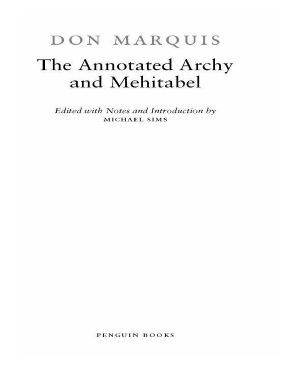 The Annotated Archy and Mehitabel