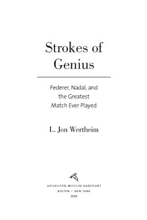 Strokes of Genius