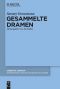 Sammy Gronemann · Kritische Gesamtausgabe Gesammelte Dramen