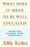 What Does It Mean to Be Well Educated?