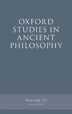 Oxford Studies in Ancient Philosophy, Volume 55