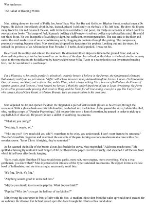 The Ballad of Reading Milton