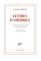 Lettres d'Amérique