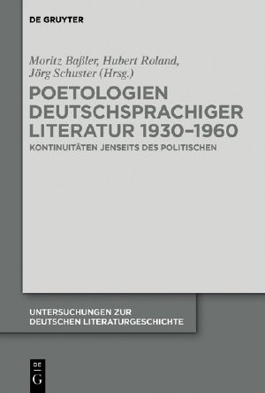 Poetologien deutschsprachiger Literatur 1930–1960