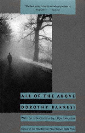 All of the Above (Barnard New Women Poets Series)