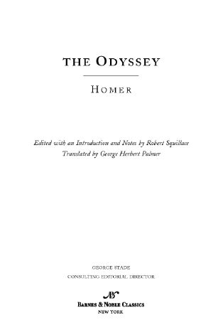 Odyssey (Barnes & Noble Classics Series)