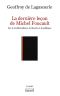 La Dernière Leçon De Michel Foucault · Sur Le Néolibéralisme, La Théorie Et La Politique