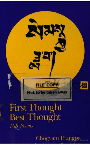 First Thought, Best Thought · 108 Poems