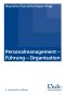 Personalmanagement - Fuehrung - Organisation