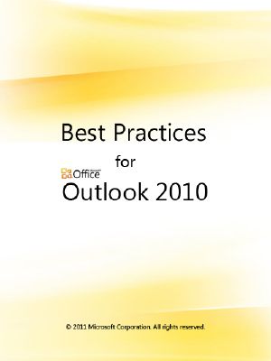 Best Practices for Outlook 2010