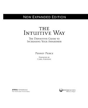 The Intuitive Way · the Definitive Guide to Increasing Your Awareness