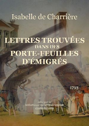 Lettres trouvées dans des porte-feuilles d'émigrés