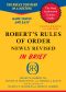 Robert's Rules of Order Newly Revised in Brief