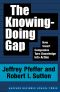 The Knowing-doing Gap