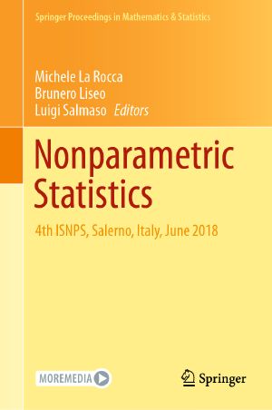 Nonparametric Statistics, 4th ISNPS, Salerno, Italy, June 2018