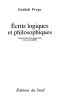 Ecrits Logiques Et Philosophiques