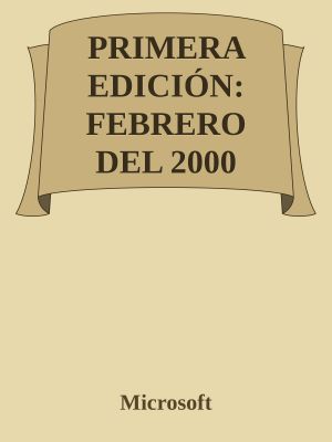 Primera Edición · Febrero Del 2000 Proyecto Gráfico · Columna Comunicació