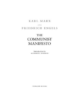 The Communist Manifesto · (Penguin Classics Deluxe Edition)