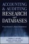 Accounting and Auditing Research and Databases