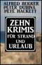 Zehn Krimis für Strand und Urlaub