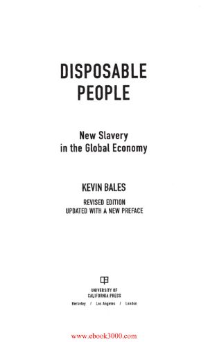 Economy, Disposable People · New Slavery in the Global