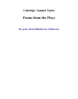 Poems From the Plays