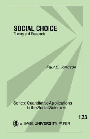 Social Choice · · Theory & Research