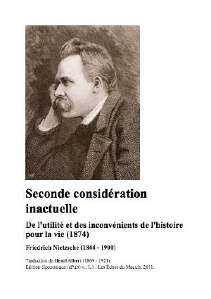 Seconde Considération Inactuelle (1874)