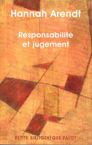 Responsabilité Et Jugement