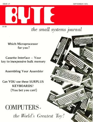 Byte Magazine Volume 00 Number 01 - The Worlds Greatest Toy