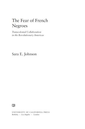 The Fear of French Negroes