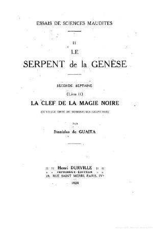 La Clef de la Magie Noire