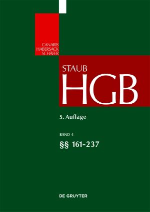 Handelsgesetzbuch: Band 4 §§ 161-237