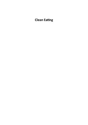 Clean EatingClean Eating Diet Re-Charged