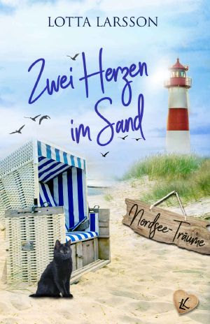 Zwei Herzen im Sand