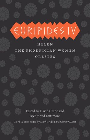 Euripides IV · the Complete Greek Tragedies · 3rd Edition