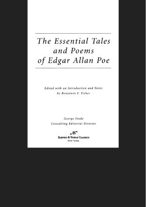 Essential Tales and Poems of Edgar Allan Poe