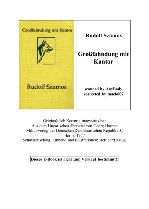 Großfahndung mit Kantor
