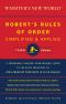 Webster's New World Robert's Rules of Order Simplified and Applied