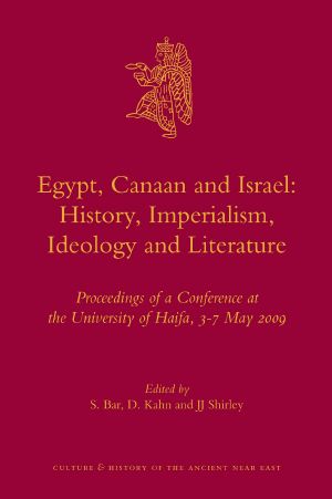 Egypt, Canaan and Israel