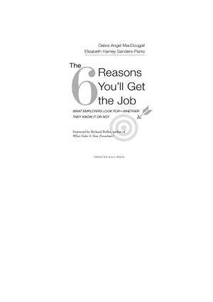 The 6 Reasons You'll Get the Job