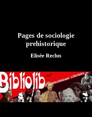 Pages de sociologie prehistorique