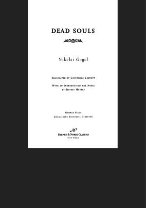 Dead Souls (Barnes & Noble Classics Series)