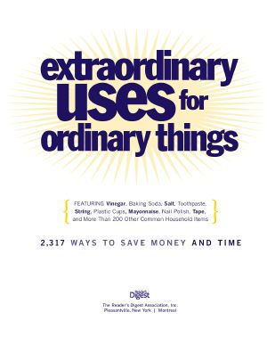 Extraordinary Uses for Ordinary Things