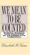 We Mean to Be Counted · White Women and Politics in Antebellum Virginia