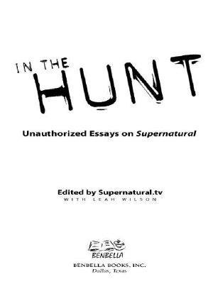 In the Hunt · Unauthorized Essays on Supernatural