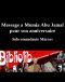 Message a Mumia Abu Jamal pour son anniversaire