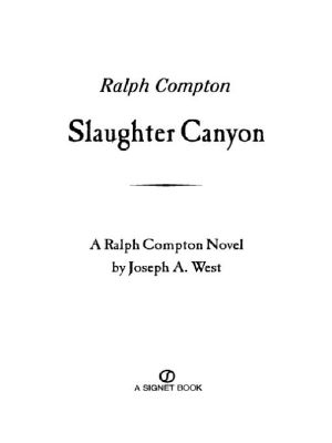 Ralph Compton Slaughter Canyon (9781101559499)